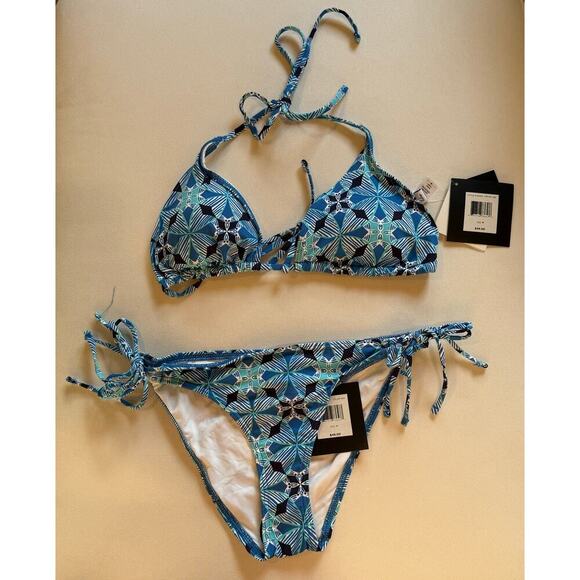 Echo Other - Echo Side Tie Bikini Set Bottom Medium Med M NWT